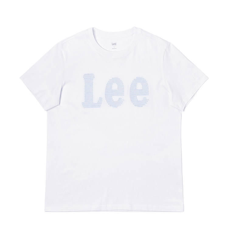 Lee Lee T Shirts Men's White Crew Neck Moderate