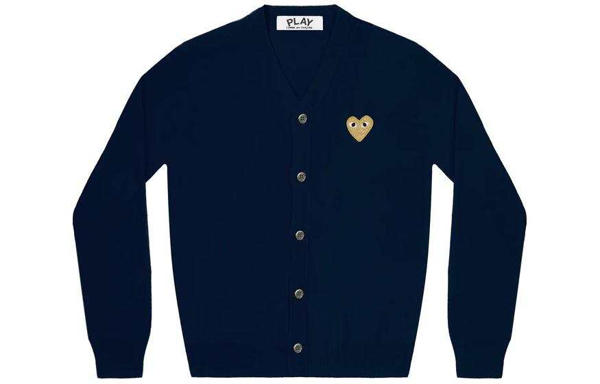 CDG Play CDG Play Sweater Unisex Marine Blue