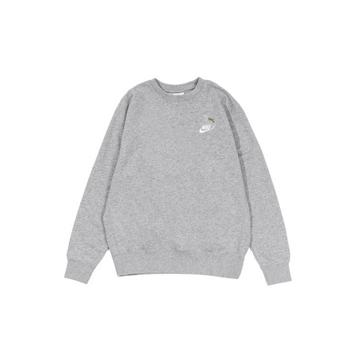 Nike Nike Sweatshirts Men's Gray Crew Neck Moderate Regular
