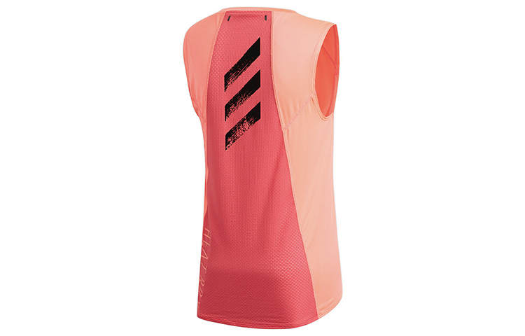 Adidas Adidas Tank Tops Men's Pink Crew Neck Moderate Straight Fit