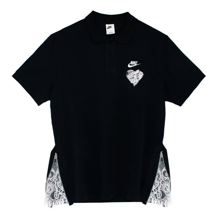 Nike Nike Polo Shirts Men's Black Polo Collar Moderate Straight Fit