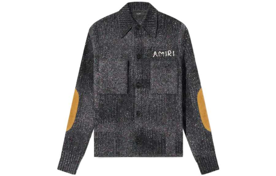 AMIRI Sweaters Men's Black Lapel Moderate Other