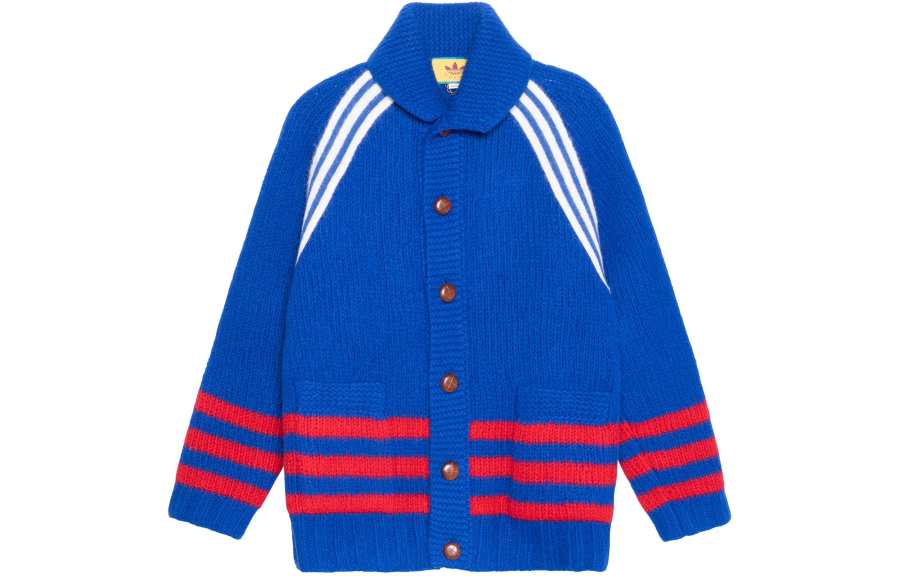 GUCCI x Adidas Originals Collaboration FW22 Sweater Men's Blue