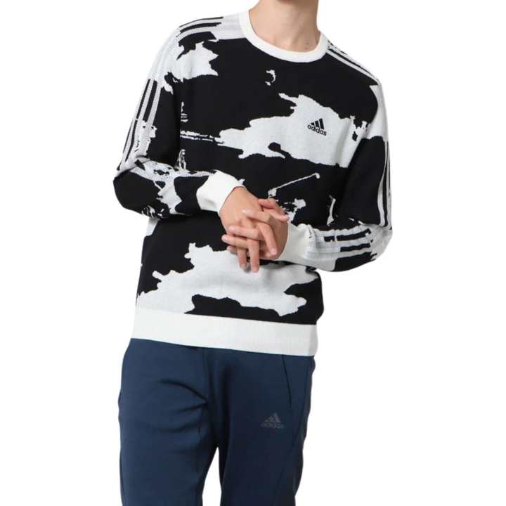 Adidas Adidas Sweaters Men's Black Crew Neck Moderate