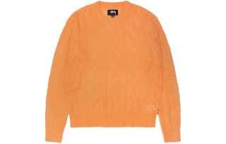 Stussy Cable Loose Knit Sweater
