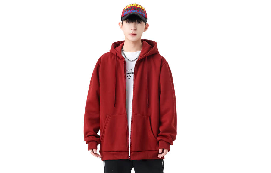 BALENO Sweatshirts Unisex Hooded Thickened Cardigan