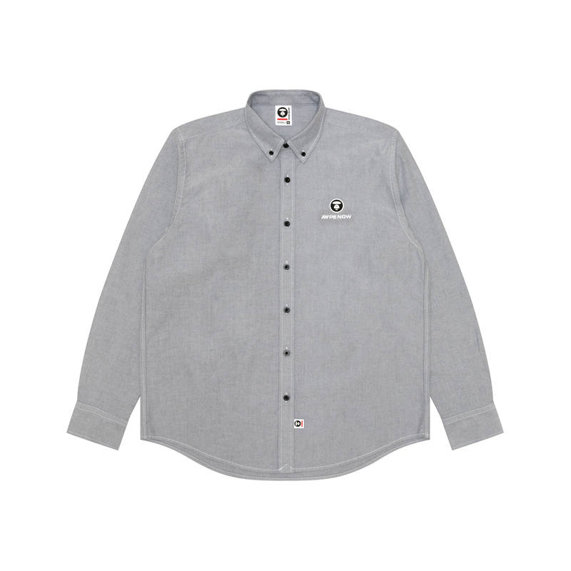 Aape Aape logo-patch long-sleeved shirt