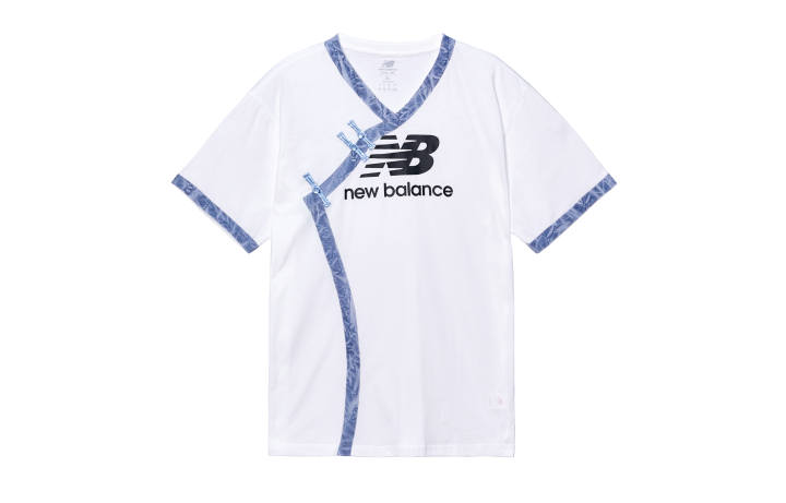 New Balance New Balance T Shirt Unisex White Blue