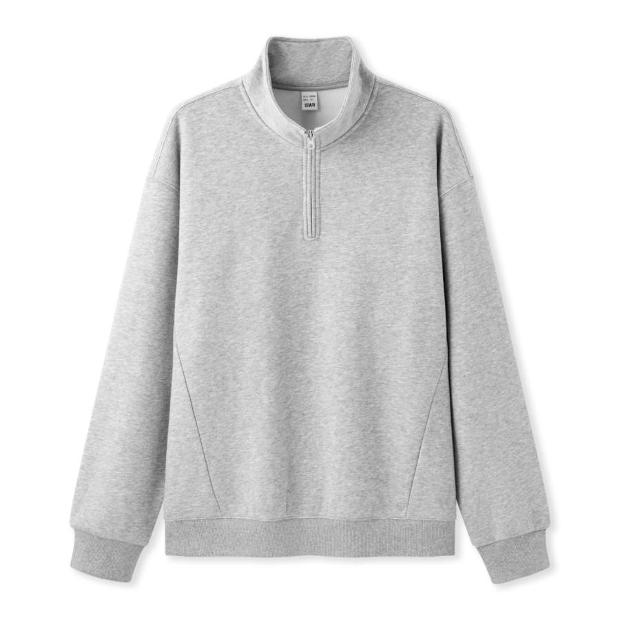 Semir Semir Sweatshirts Unisex Half Open Collar Thickened Regular