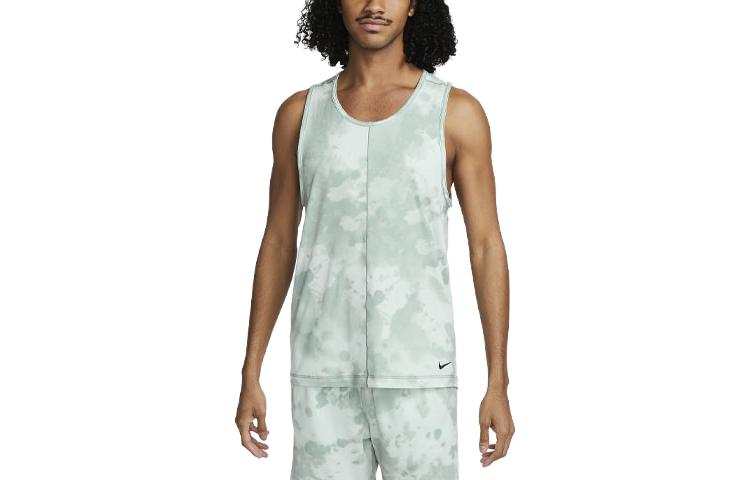 Nike Nike Tank Tops Men's Teal Crew Neck Moderate Straight Fit