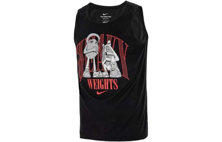 Nike Nike Tank Tops Men's Black Crew Neck Moderate Other