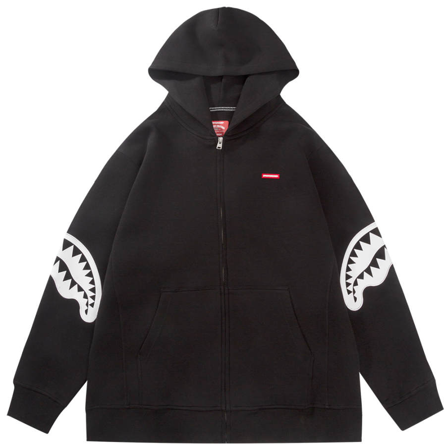 SPRAYGROUND Sweatshirts Unisex Hooded Moderate Cardigan