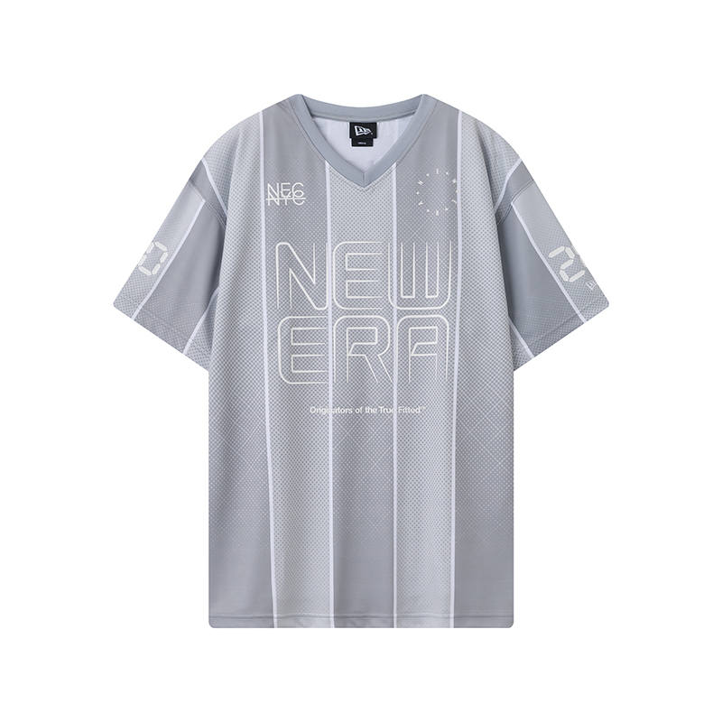 New Era T Shirt Unisex Light Gray