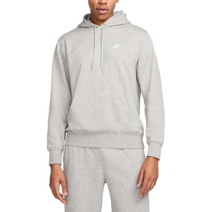 Nike Nike Club Sweatshirt Men's Dark Gray Heather/Light Smoke Gray/White