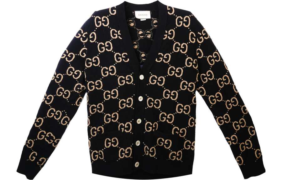 GUCCI Gg Jacquard Button-Up Cardigan