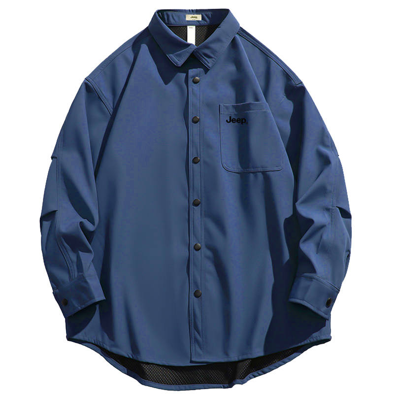 Jeep Jeep Shirts Unisex Lapel Moderate Shirt