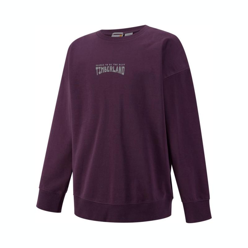 Timberland LP Sweatshirt Crew Sweatshirt Men's Purple