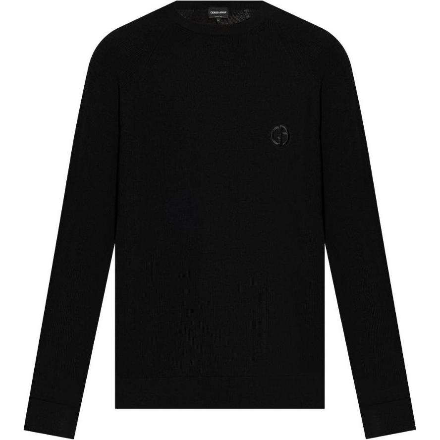 GIORGIO ARMANI Logo embroidered Jumper
