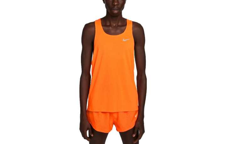 Nike Nike Tank Tops Men's Orange Crew Neck Moderate Other