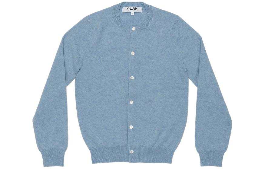 CDG Play CDG Play Sweater Unisex Light Blue