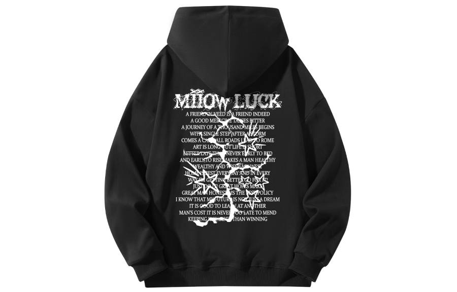 MIIOW Sweatshirts Unisex Hooded Moderate Regular