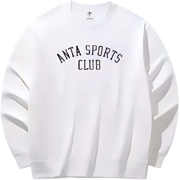 Anta Life Collection Sweatshirt Men's Papyrus White