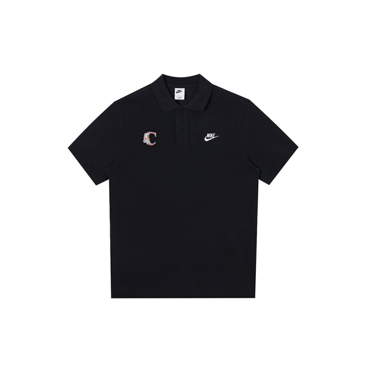 Nike Nike Polo Shirts Men's Black Polo Collar Moderate Straight Fit