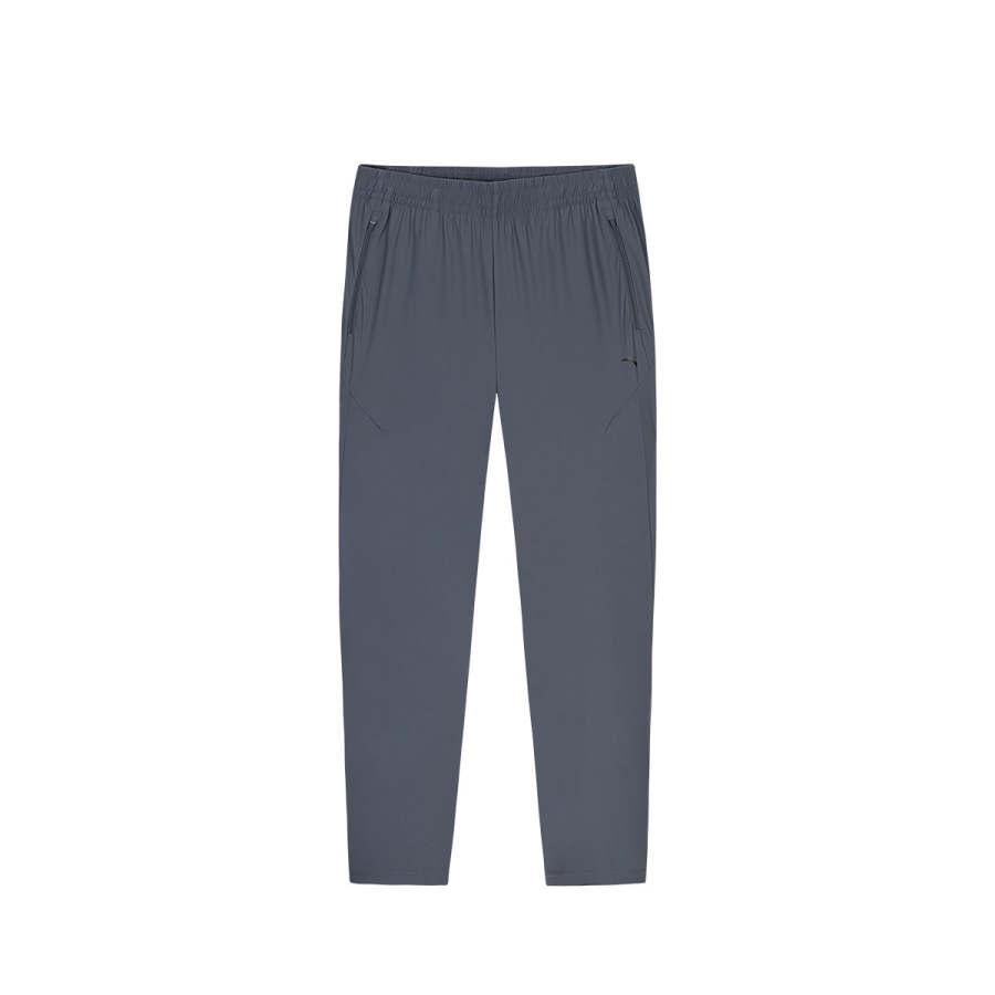 Anta Variety Training Collection Knitted Sweatpants Men's Men's Gray Clothing