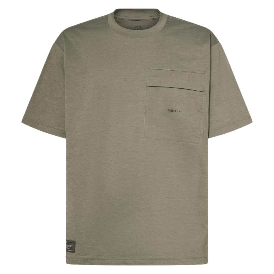 Oakley T Shirts Men's Green Crew Neck Moderate