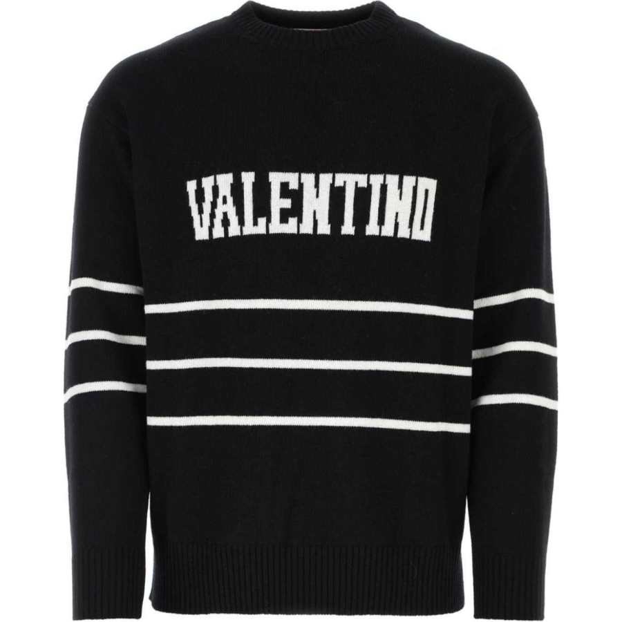 Valentino 【Previous SeasonReplicated_PM】intarsia-logo wool jumper