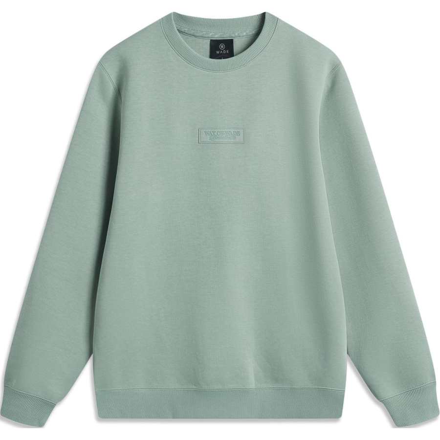 Li-Ning Li Ning Basketball Collection Sweatshirt Men's Gray Foam Green