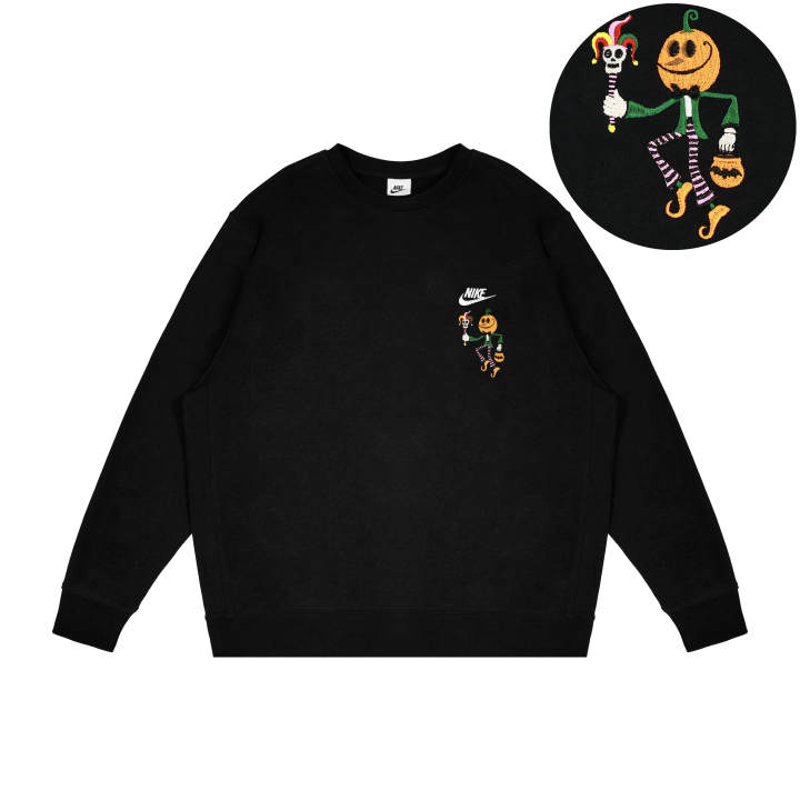 Nike Nike Sweatshirts Unisex Black Crew Neck Moderate Regular
