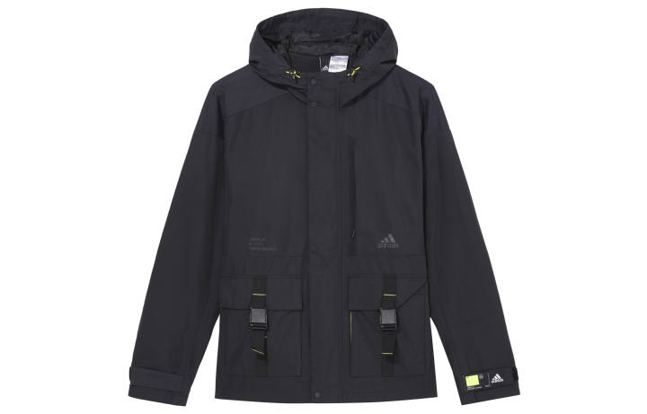 Adidas Adidas Jackets Men's Black Hooded Moderate Other