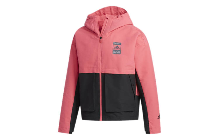 Adidas Adidas Jackets Men's Pink Hooded Moderate Other