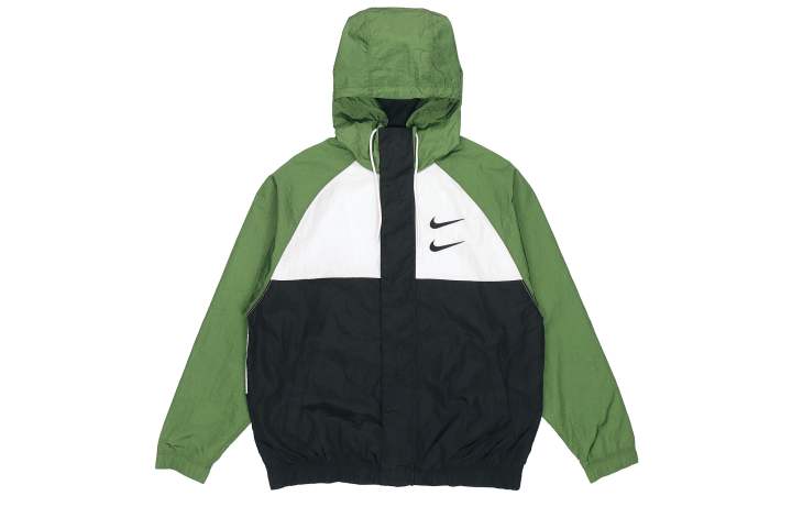 Nike Nike Jackets Men's Green Hooded Non Detachable Moderate Other