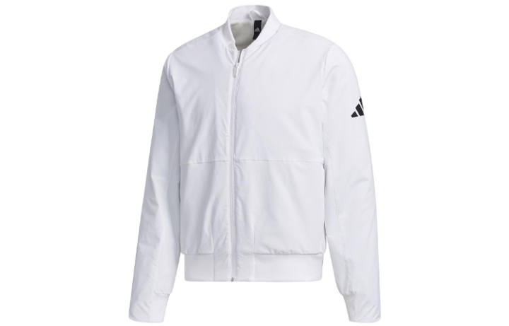 Adidas Adidas Jackets Men's White Baseball Collar Moderate Other