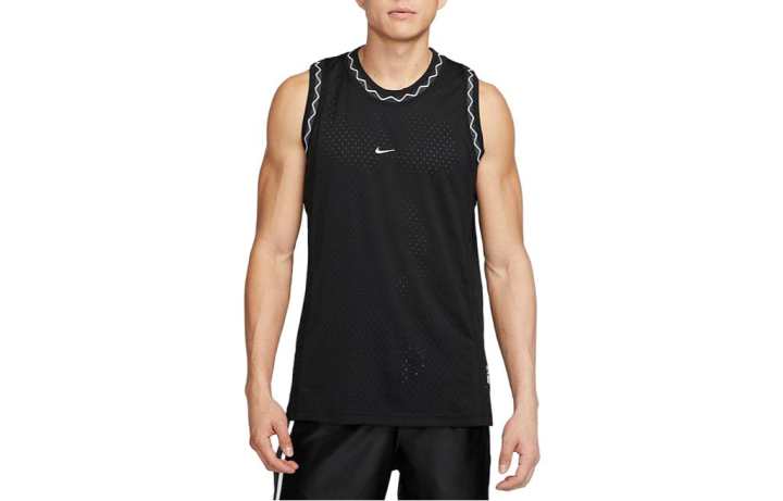 Nike Nike Tank Tops Men's Black Crew Neck Moderate Straight Fit