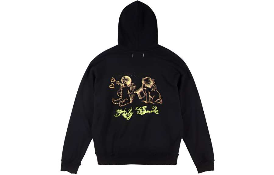 XVESSEL Sweatshirts Unisex Black Hooded Moderate Regular