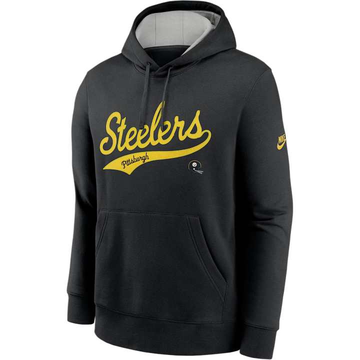 Nike Nike Pittsburgh Steelers Rewind Club Logo Men's Nike Nfl Pullover Hoodie
