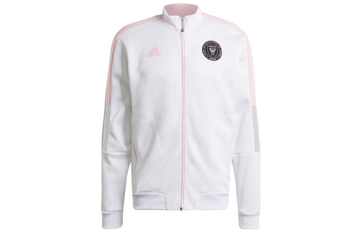 Adidas Adidas Miami International Jackets Men's White Stand Collar Moderate Other