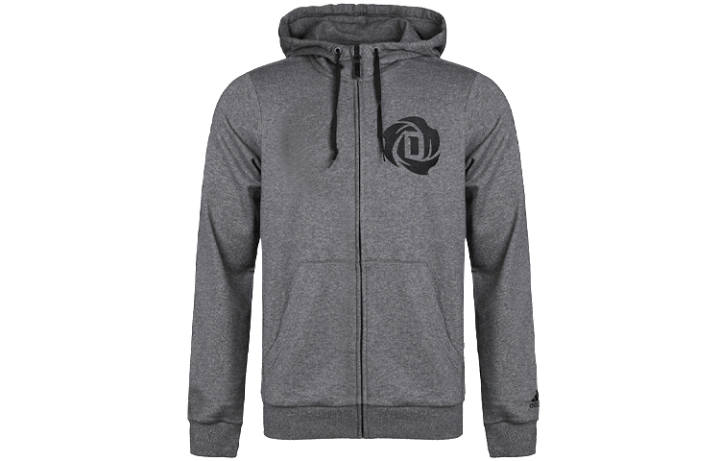 Adidas Adidas Jackets Men's Gray Hooded Moderate Instructor