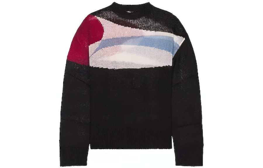 C2H4 C2H4 Sweaters Men's Black Crew Neck Moderate Other