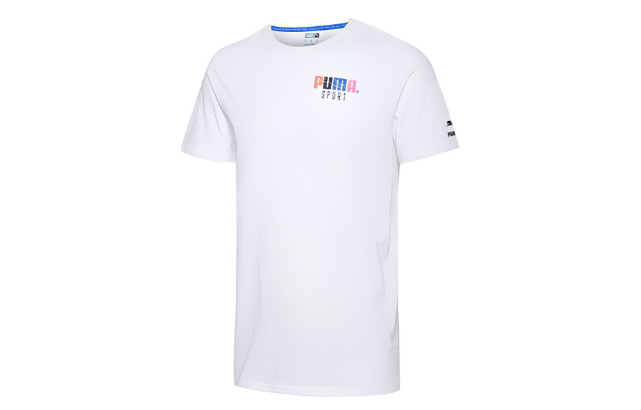 PUMA PUMA Multi Color T Shirt Men's White