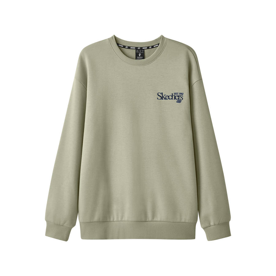 Skechers Sports League Collection Sweatshirt Unisex Laurel Oak Gray