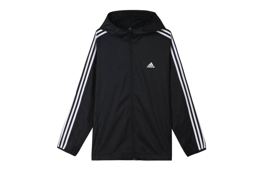 Adidas Adidas Jackets Men's Black Hooded Non Detachable Moderate