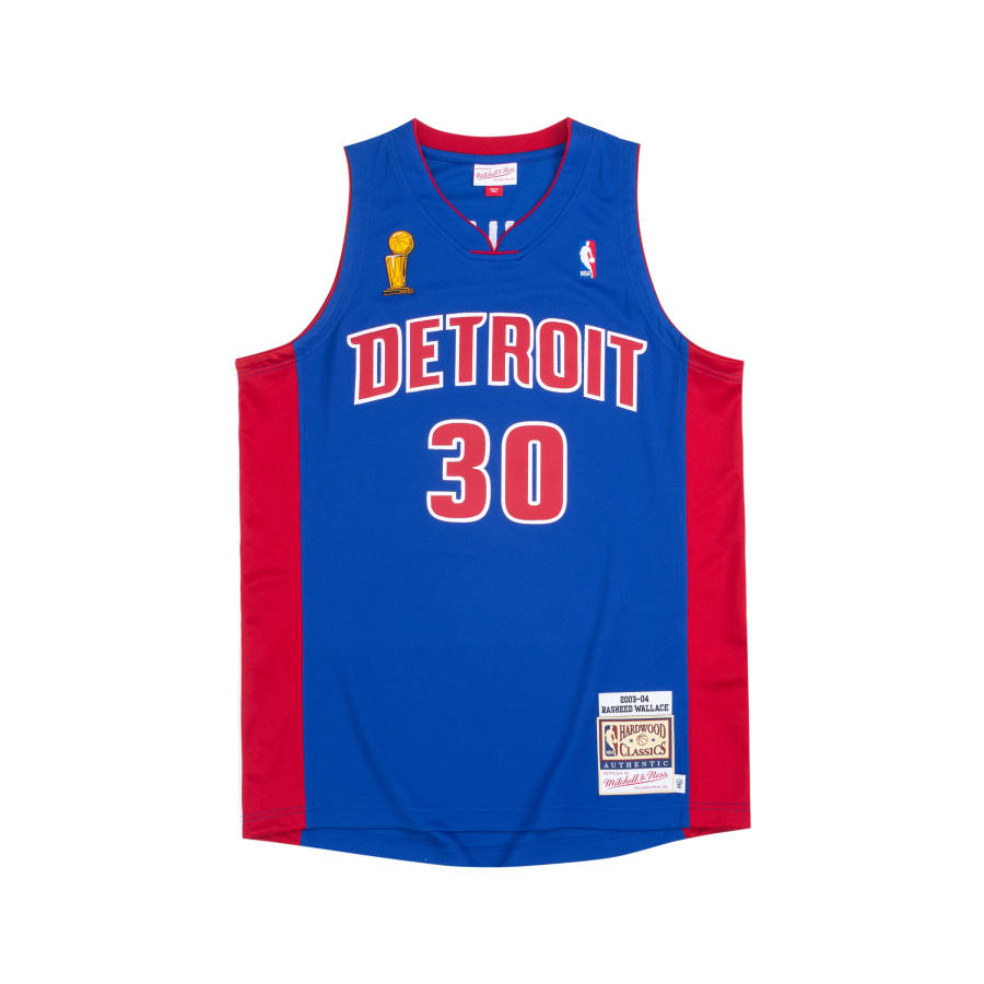 Mitchell Ness Mitchell & Ness 2003/04 Nba Finals Rasheed Wallace Detroit Pistons Authentic Jersey
