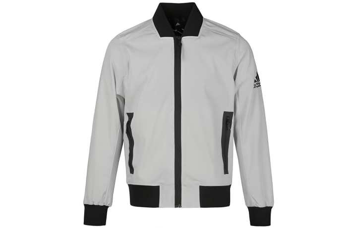 Adidas Adidas Bomber Wv Urban Jacket Men's Gray