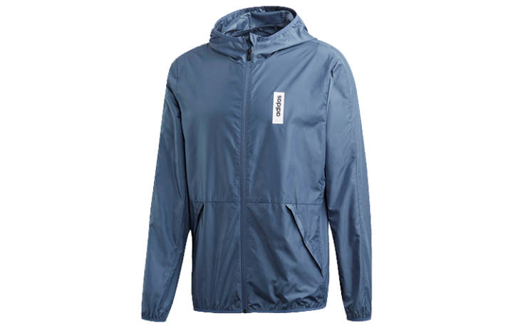 Adidas Adidas Jackets Men's Blue Hooded Moderate