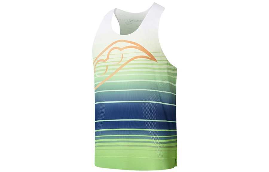 Saucony Running Tank Top Men's Green Gradient
