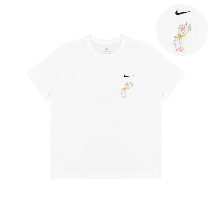 Nike Nike T Shirts Unisex White Crew Neck Moderate Straight Fit